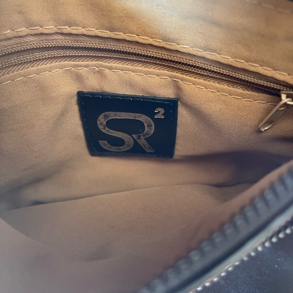 SR2 Black and Brown Handbag